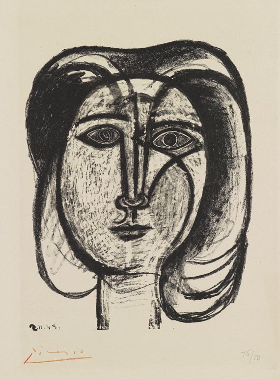 Pablo Picasso - Tête de Femme