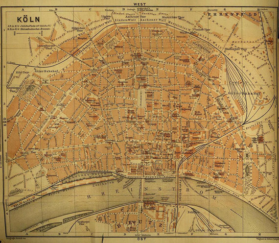 Karl Baedeker - Handbuch für Reisende. 1887-1943. 5 Bde.