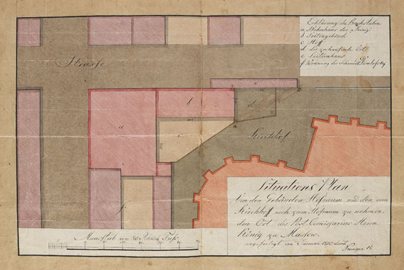 Pommern - Privilegium der Apotheke zu Massow. 1766-1844.