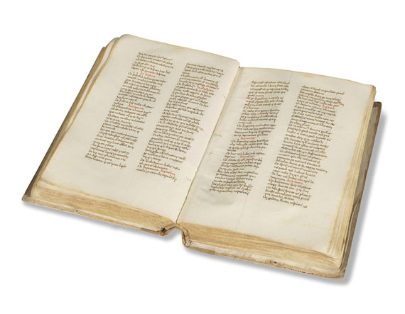 Martinus Polonus - Margarita Decretalium, manuscript. Ca. 1459. - Weitere Abbildung
