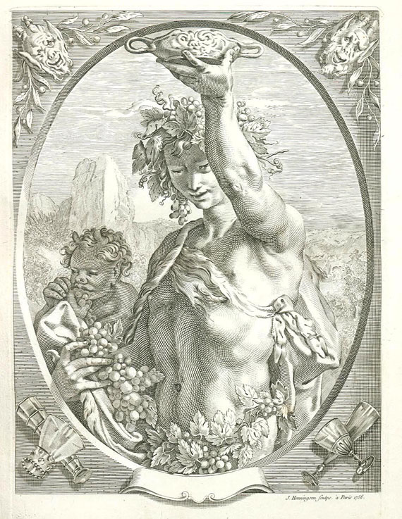 Salomon Gessner - Paysage par Salomon Gesner. ca. 1775.