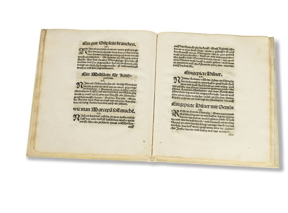 Ein sehr künstlichs unnd fürtrefflichs Kochbuch - Sehr künstlichs unnd fürtrefflichs Kochbuch. 1559.