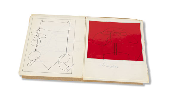 Claes Oldenburg - Skulpturer och teckningar - Orig.-Skizzen. 1966.