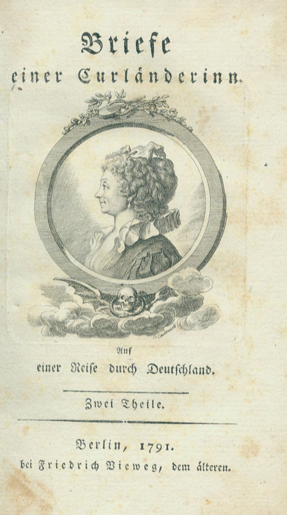 Sophie Schwarz - Briefe einer Curländerinn. 1791.