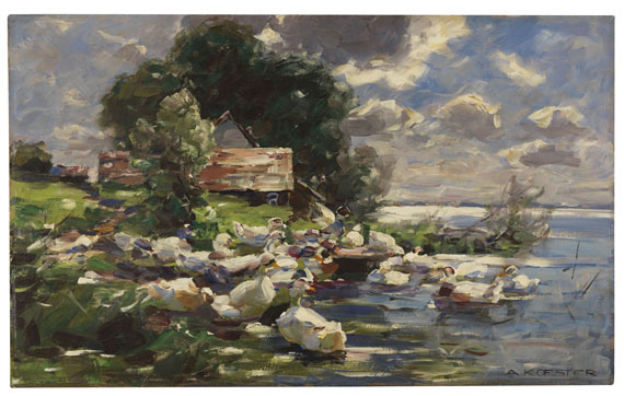 Alexander Koester - Enten am See