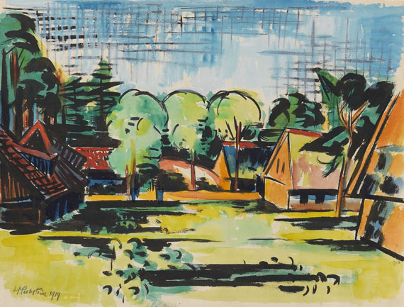 Hermann Max Pechstein - Dorf