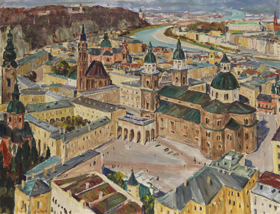 Arnold Balwé - Salzburg in der Herbstsonne