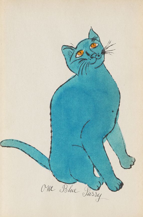 Andy Warhol - 25 Cats name[d] Sam and one Blue Pussy