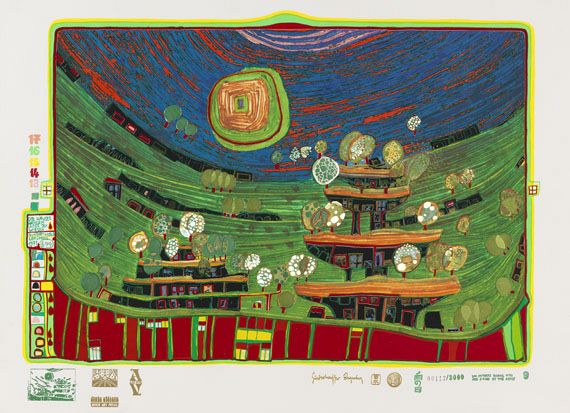 Friedensreich Hundertwasser - Regentag