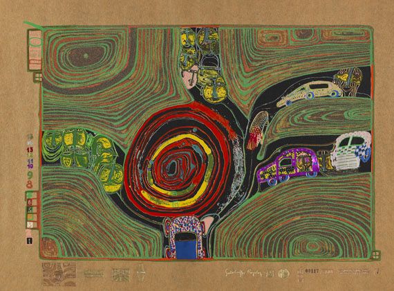 Friedensreich Hundertwasser - Regentag