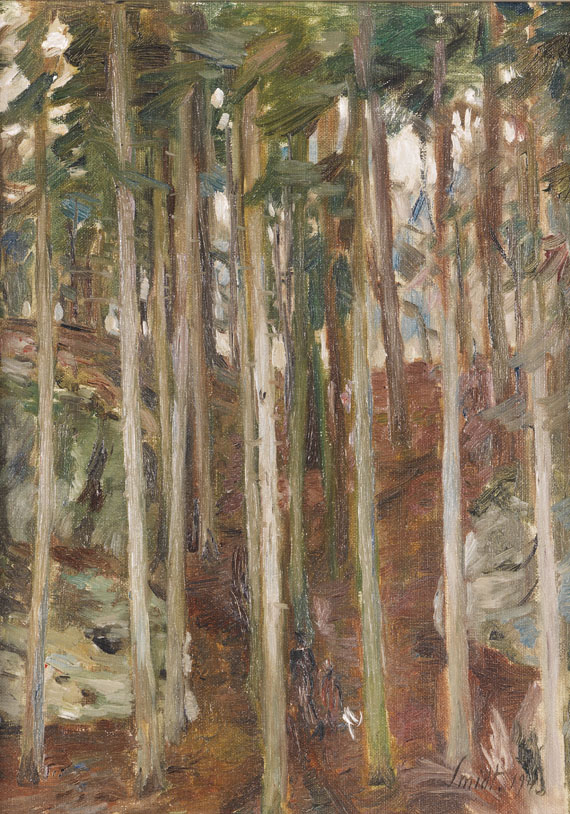 Emil Smidt - Waldweg in Fischbach