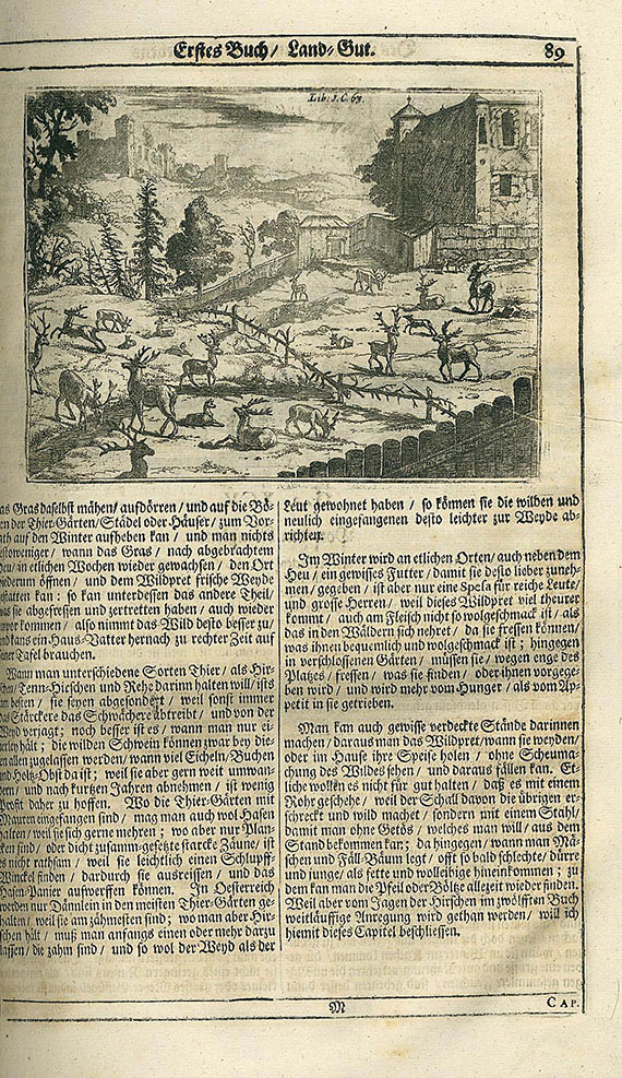 Haus- und Landwirtschaft - Hohberg, W. H. von, Georgica curiosa. 1687.