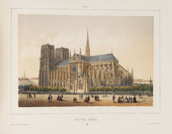 Paris moderne - Paris moderne et ses environs. Um 1860.