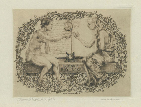 Hanns Bastanier - Exlibris. Bastanier.