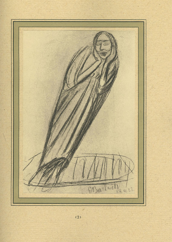 Ernst Barlach - Fries der Lauschenden. 1936