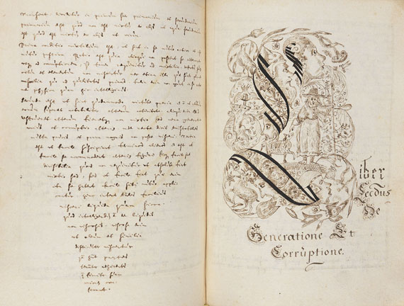  Manuskripte - Wyckersloot, C. van, 2 Vorlesungsmitschriften Univ. Löwen, in 1 Bd. 1653. - Weitere Abbildung