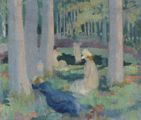 Maurice Denis - Dans la Forêt (Baignade à la Mare aux Canes)