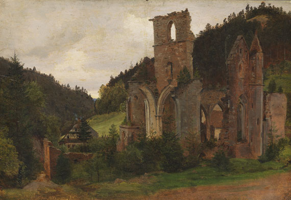 Johann Hermann Carmiencke - Zugeschrieben - Klosterruine Allerheiligen bei Oppenau im Lierbachtal (Schwarzwald)