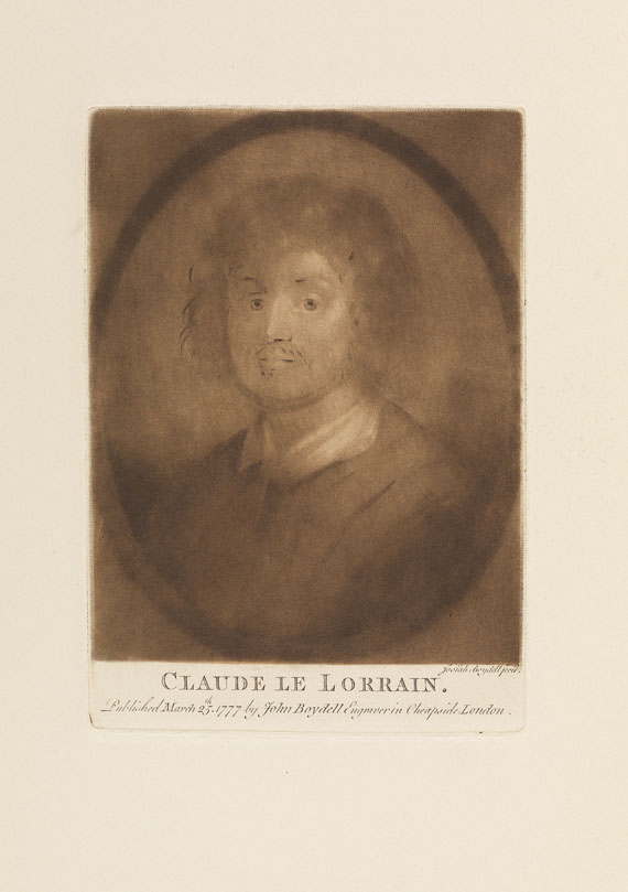 Claude Lorrain - Liber Veritatis. Ca. 1845. 3 Bde..