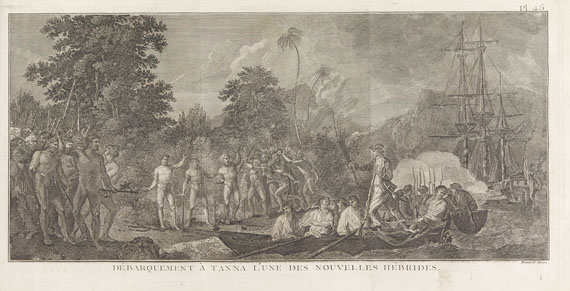 James Cook - Troisième voyage de Cook. 1785. 3 Tafelbde.