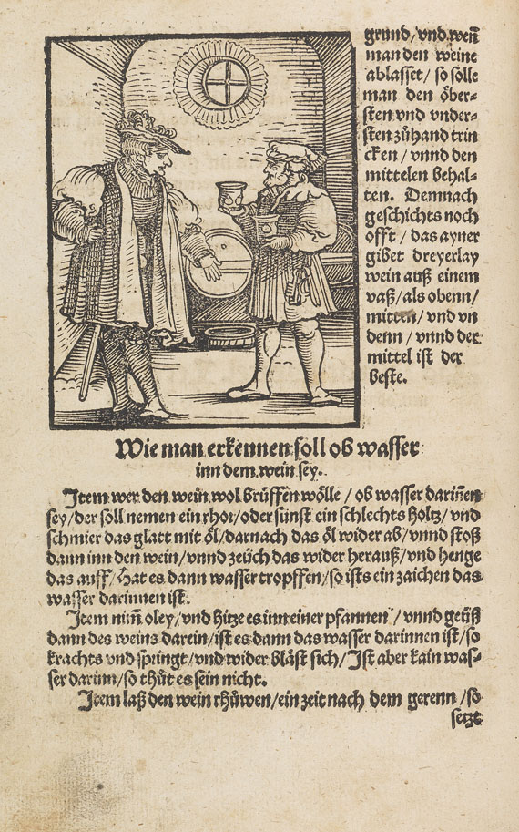   - Kellermaisterey. Augsburg 1536.. - Weitere Abbildung