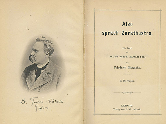 Friedrich Nietzsche - Also sprach Zarathustra. 1886-91