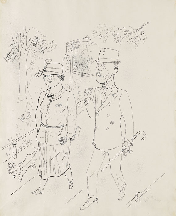 George Grosz - Betreten der Anlage verboten