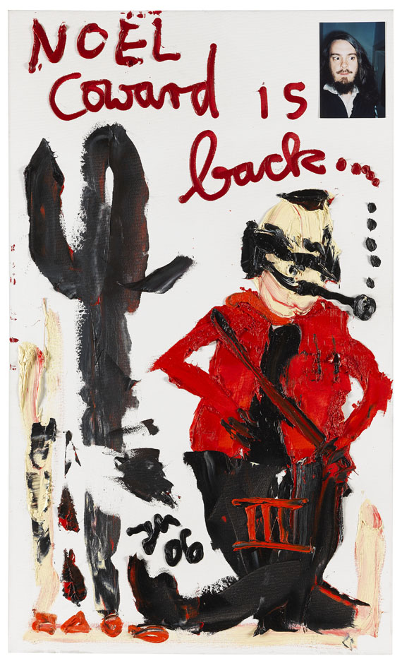 Jonathan Meese - Noel Coward is back XIII Berg + Fahne