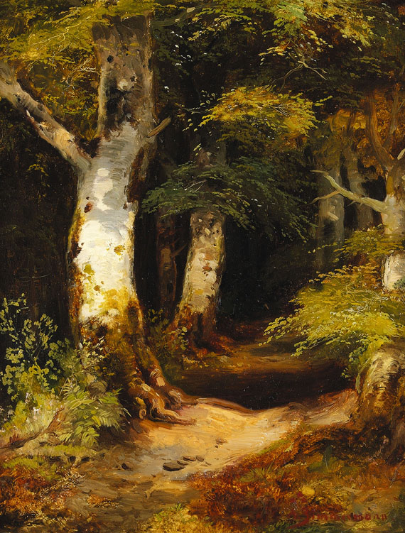 Albert August Zimmermann - Waldweg