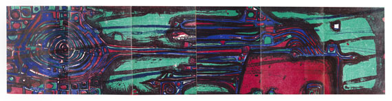 Friedensreich Hundertwasser - Panderma. Nr. 1-5. 1957-62.