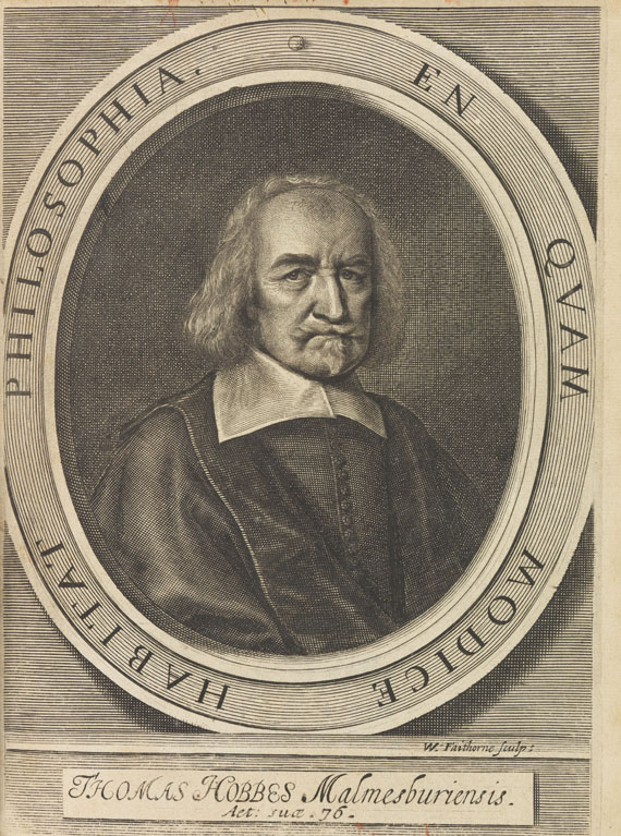 Thomas Hobbes - 2 Werke in 3 Bdn. 1668