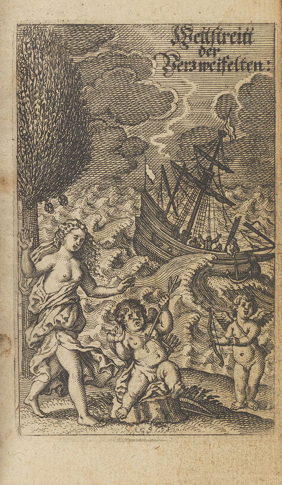 Barockliteratur - Sammelband mit 3 Drucken des 17. Jhs. (1648-51).