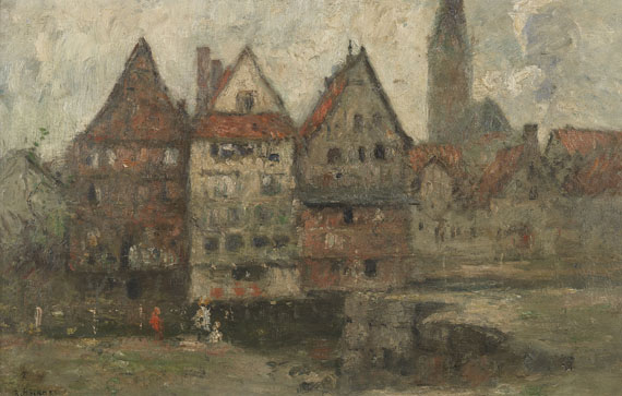 Rudolf Höckner - Am Stintmarkt in Lüneburg