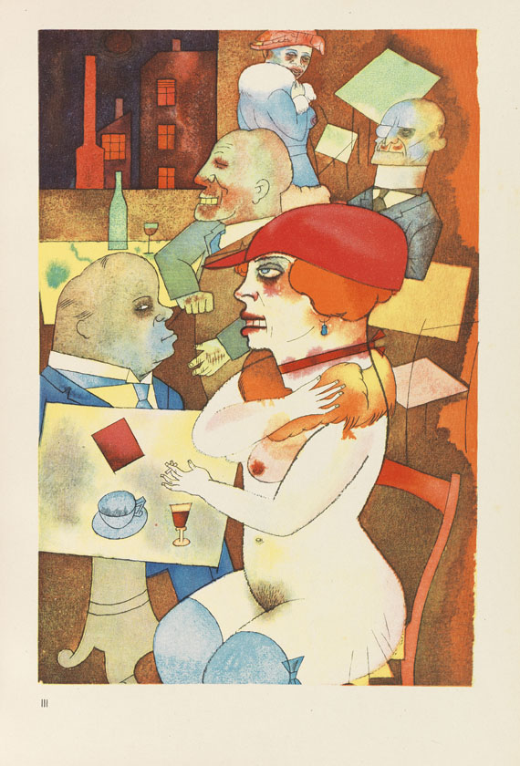 George Grosz - Ecce Homo. 1923.  Ausg. C