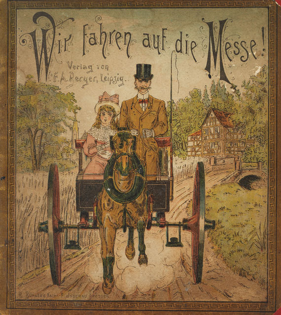   - Wir fahren auf die Messe! Um 1875.