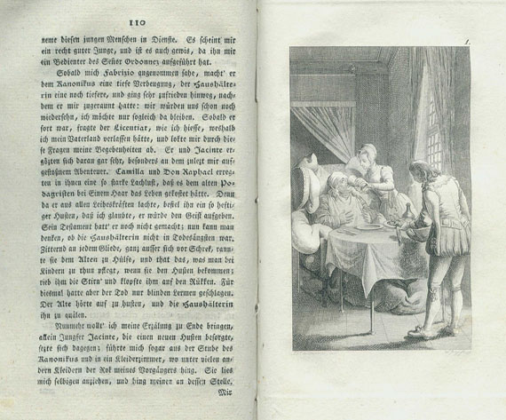 Alain René Le Sage - Gil Blas von Santillana. 6 Bde. 1798