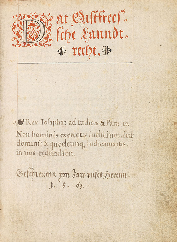   - Oistfreessche Lanndtrecht. 1563 - Weitere Abbildung