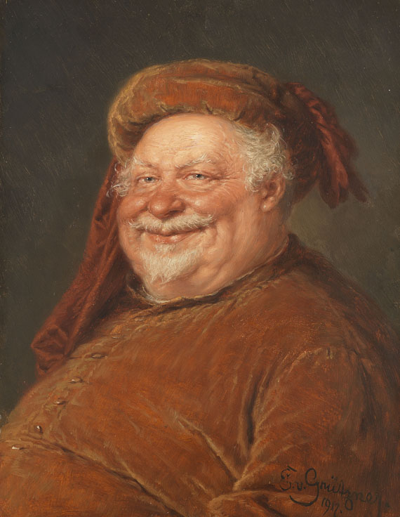 Eduard von Grützner - Falstaff