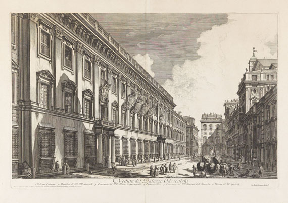 Giovanni Battista Piranesi - Veduta del Palazzo Odescalchi