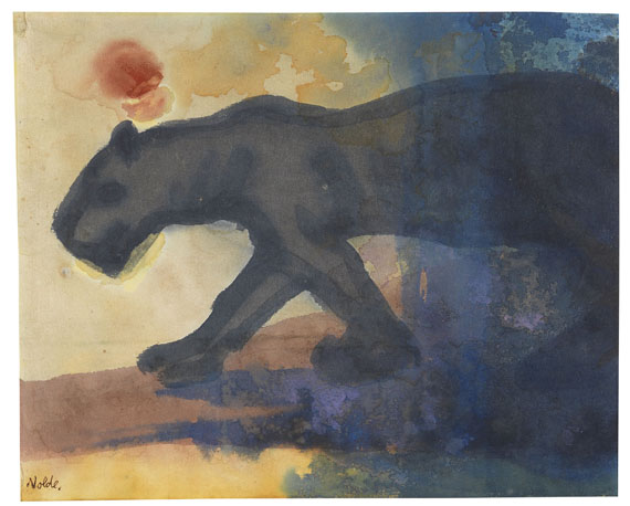 Emil Nolde - Schleichender Panther