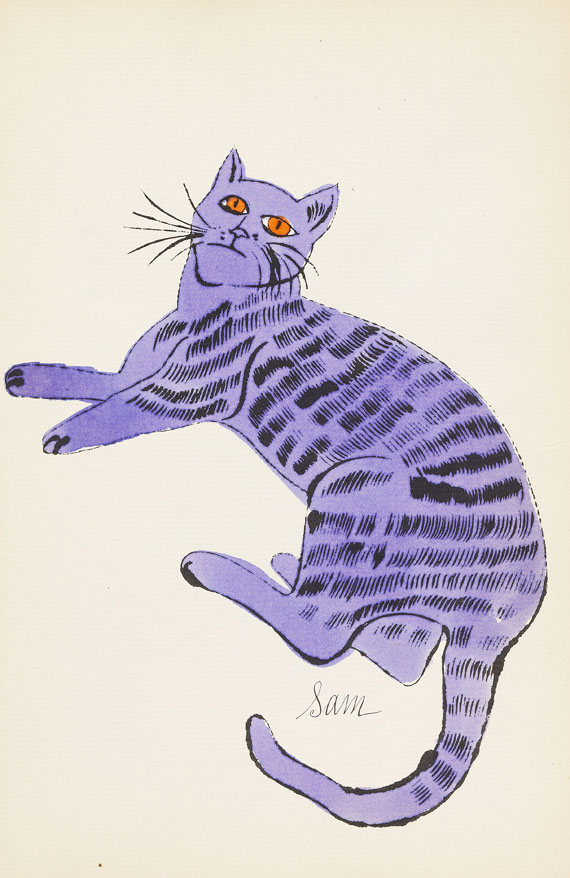 Andy Warhol - 25 Cats name[d] Sam and one Blue Pussy