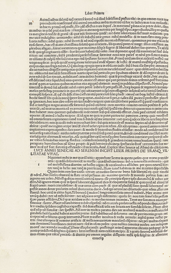 Lucius Annaeus Seneca - Opera Philosophica. 2 Tle in 1 Bd.