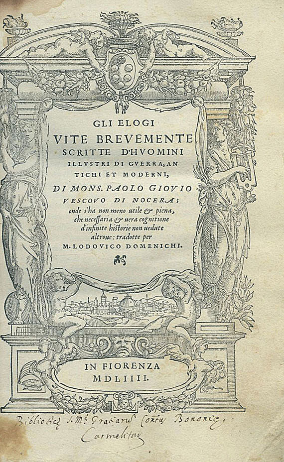 Paolo Giovio - Vite brevemente.