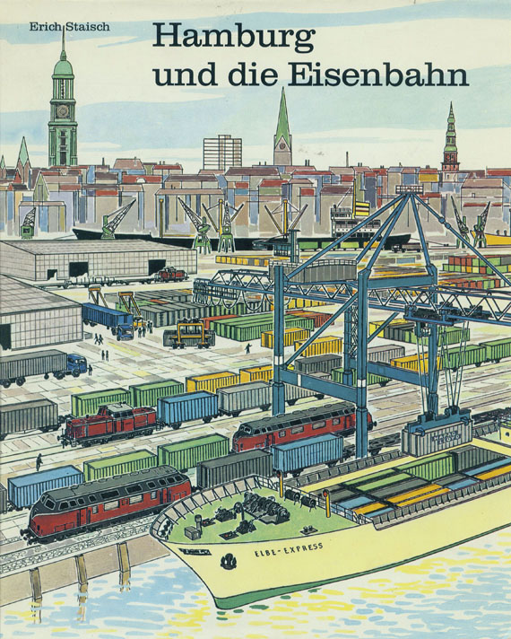 Eisenbahn - Eisenbahnwesen in Hamburg. 13 Bde.