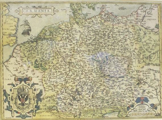  Deutschland - 1 Bl. Germania (Ortelius).