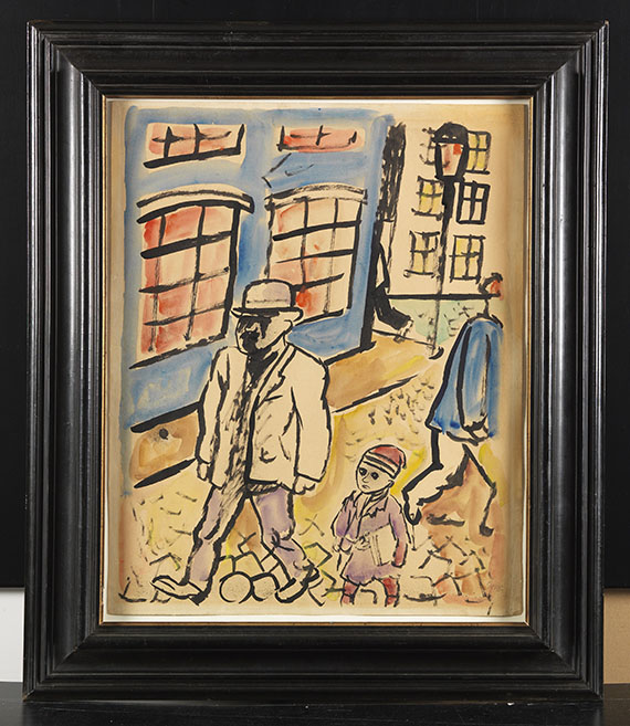 George Grosz - Arbeitslos - Rahmenbild