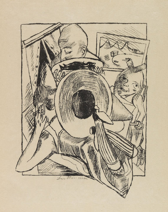 Max Beckmann - Stadtnacht mit VA-Mappe, zus. 2 Tle. - Weitere Abbildung