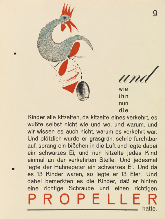 Kurt Schwitters - Hahne Peter - Weitere Abbildung