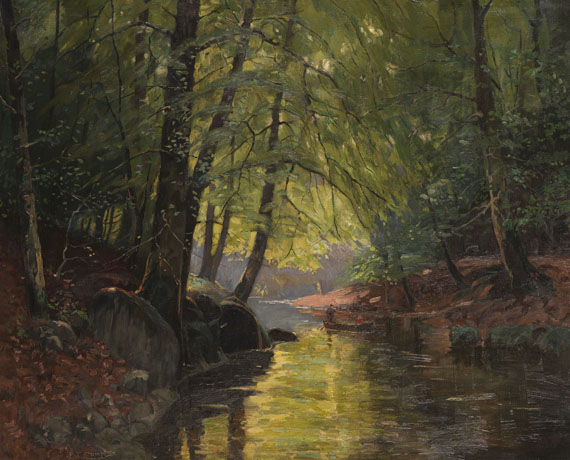 Edward Theodore Compton - Zugeschrieben - Kahnpartie im Spreewald