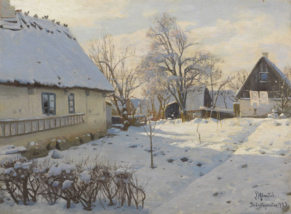 Peder (Peder Mørk Mønsted) Mönsted - Winter in Bröndbyvester in Dänemark